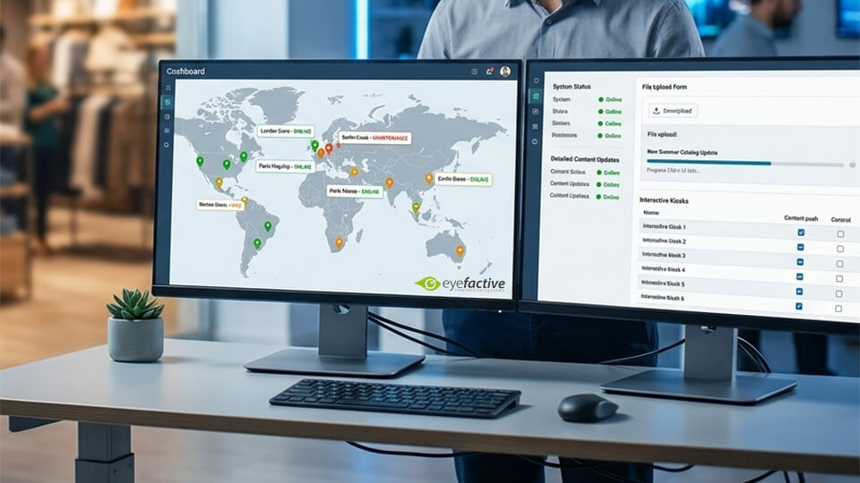 Cloud Monitoring und Remote Management Dashboard für Retail Kiosk Software